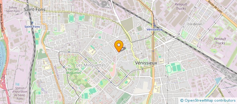 localisation de l'entreprise LE SAPHIR  VENISSIEUX