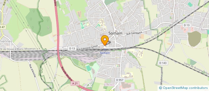 localisation de l'entreprise LE SAPHIR  SOMAIN