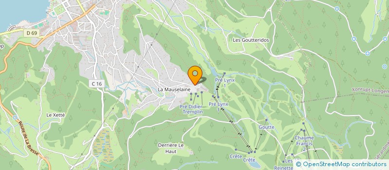 localisation de l'entreprise LE SAPIN BLANC à GERARDMER