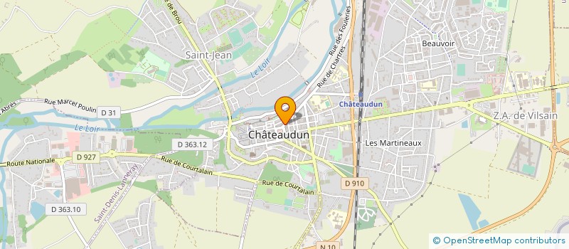 localisation de l'entreprise LE SAPIN BLEU à CHATEAUDUN