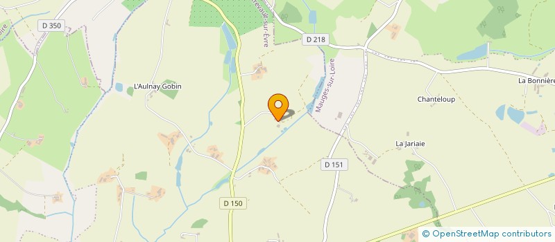 localisation de l'entreprise LE SAPIN D'ANJOU à MONTREVAULT-SUR-EVRE