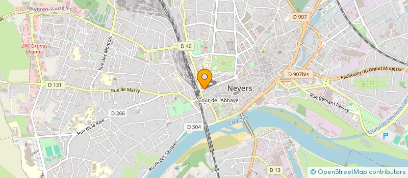 localisation de l'entreprise LE SARAH  NEVERS