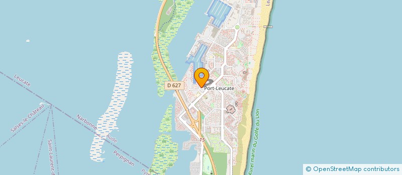 localisation de l'entreprise LE SARDINAL SARL à LEUCATE