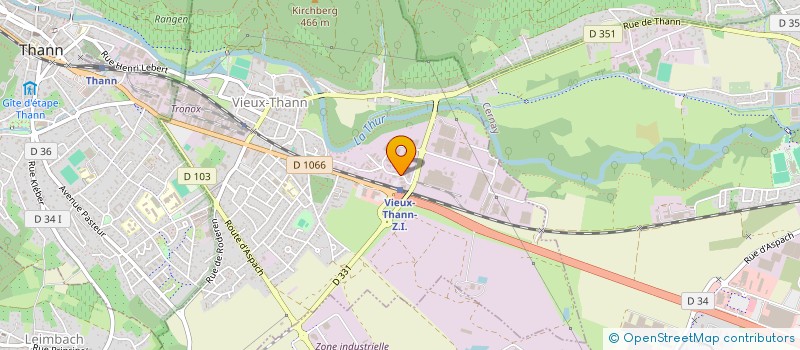 localisation de l'entreprise LE SARENNE  VIEUX-THANN