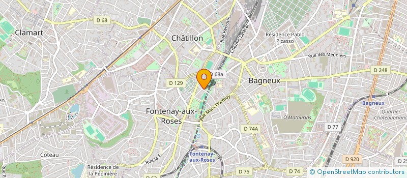 localisation de l'entreprise LE SARMENT DES BENARDS  CHATENAY-MALABRY