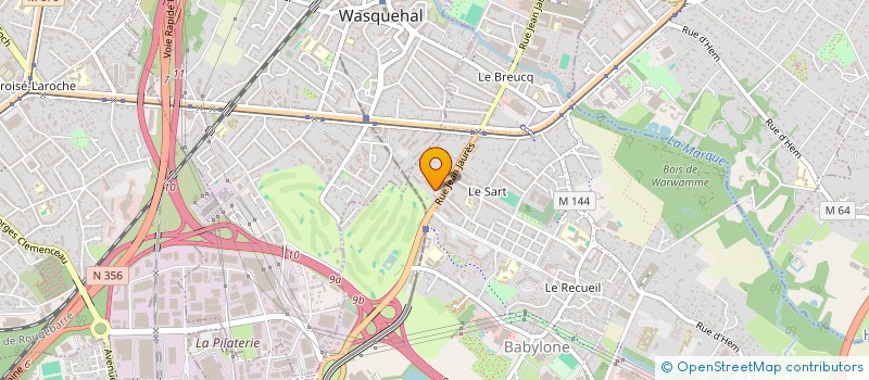 localisation de l'entreprise LE SART à VILLENEUVE-D'ASCQ