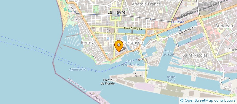 localisation de l'entreprise LE SATELITTE à LE HAVRE