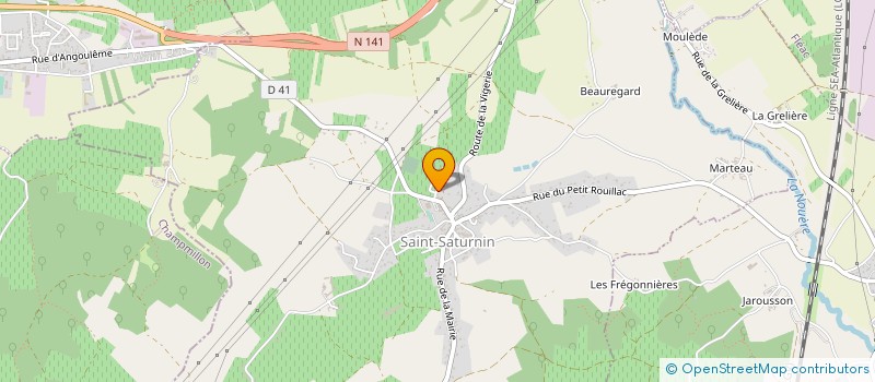 localisation de l'entreprise LE SATURNIN à SAINT-SATURNIN