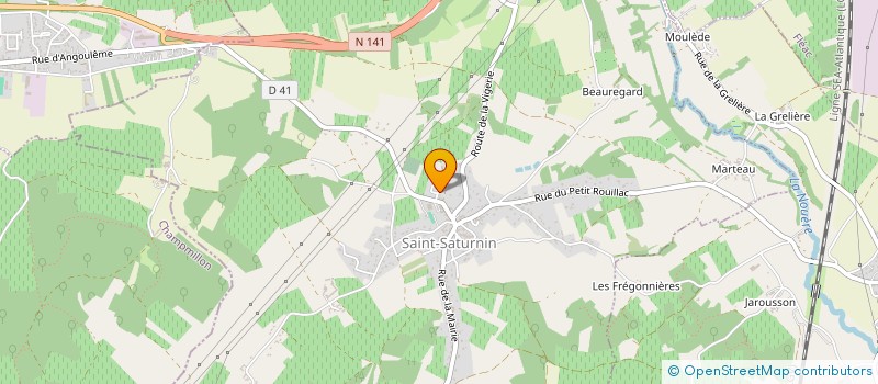 localisation de l'entreprise LE SATURNIN à SAINT-SATURNIN