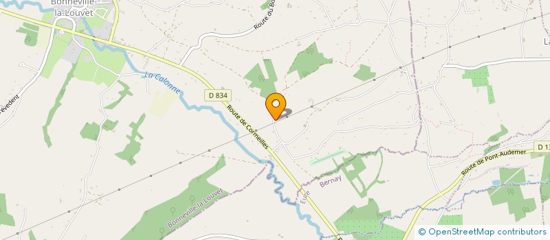 localisation de l'entreprise LE SAULE DES 40 SOUS  LE BREUIL-EN-AUGE