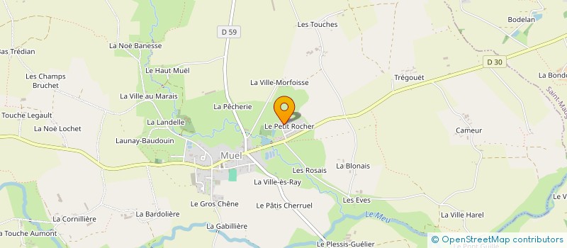 localisation de l'entreprise LE SAULE JOYEUX  MUEL