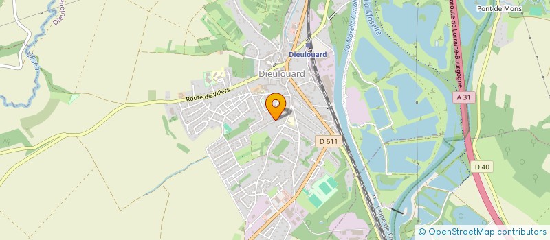 localisation de l'entreprise LE SAULE NOIR  DIEULOUARD