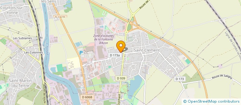 localisation de l'entreprise LE SAULE RICHARD  SAINT-DENIS-LES-SENS