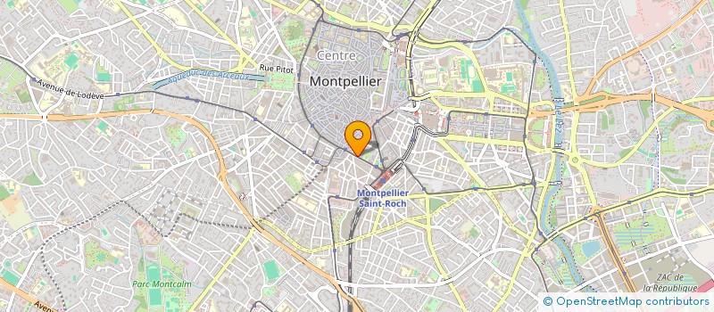 localisation de l'entreprise LE SAUNA ROMAIN à MONTPELLIER