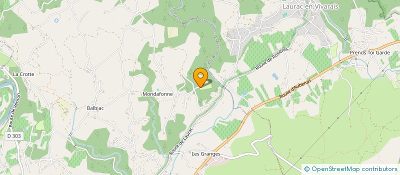 localisation de l'entreprise LE SAUT DU LOUP  ROSIERES