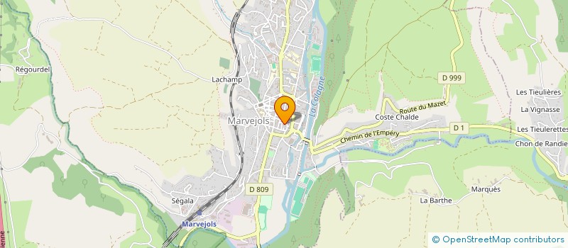 localisation de l'entreprise LE SAUTE BOUCHON  MARVEJOLS