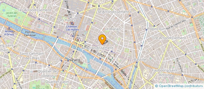 localisation de l'entreprise LE SAUVAGE  PARIS