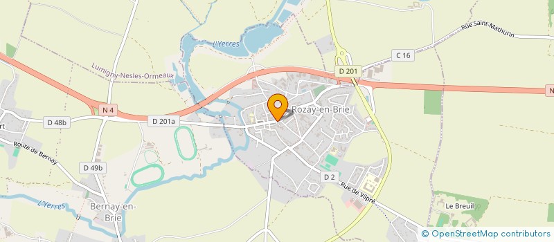 localisation de l'entreprise LE SAUVAGE  ROZAY-EN-BRIE