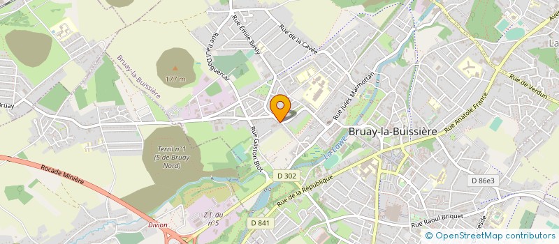 localisation de l'entreprise LE SAUVEUR à BRUAY-LA-BUISSIERE