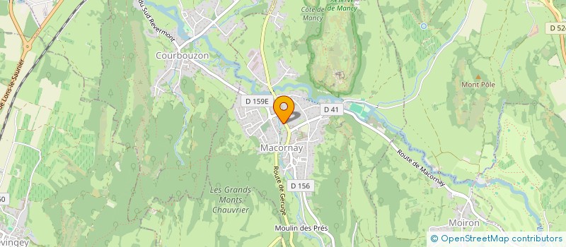 localisation de l'entreprise LE SAVIGNARD E.U.R.L.  MACORNAY