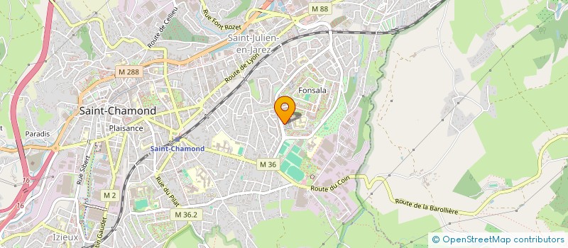 localisation de l'entreprise LE SAVOIE à SAINT-CHAMOND