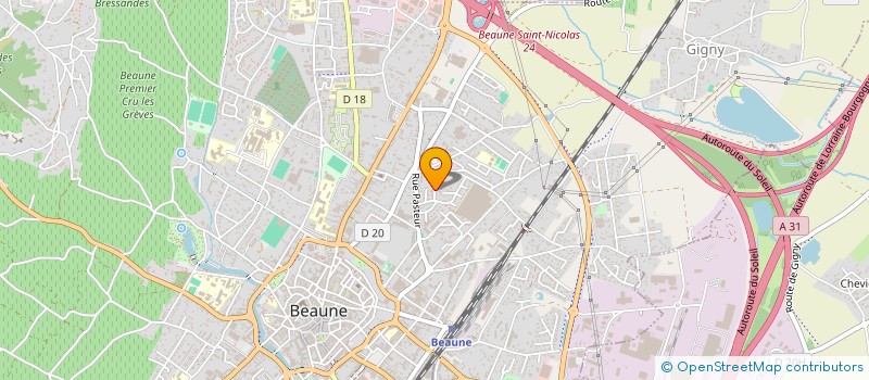 localisation de l'entreprise LE SAVOIR-FAIRE DES VIGNES à BEAUNE