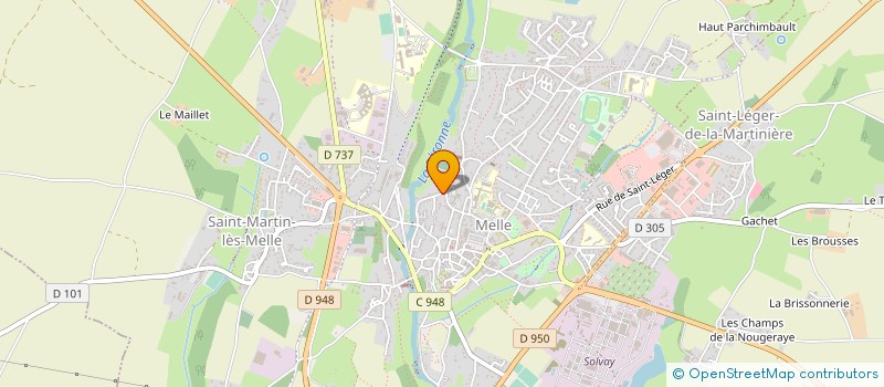 localisation de l'entreprise LE SAVOIR FER  MELLE