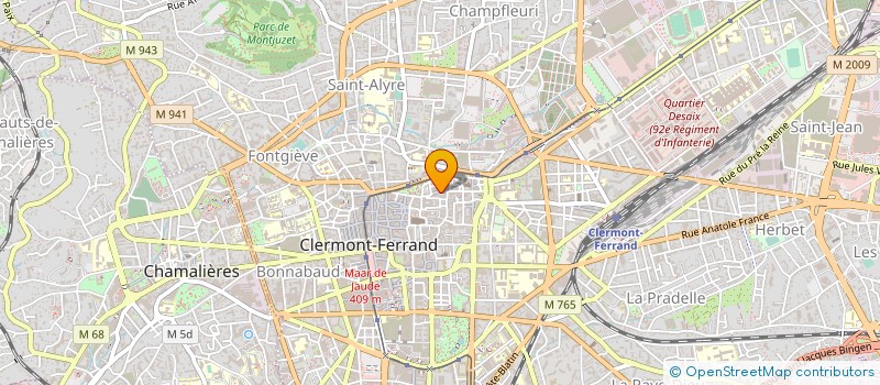 localisation de l'entreprise LE SAVON QUI LAVE à CLERMONT-FERRAND