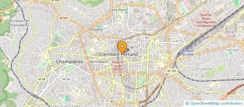 localisation de l'entreprise LE SAVOY à CLERMONT-FERRAND