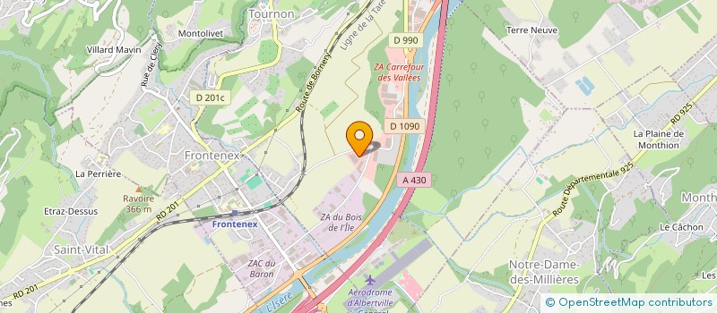 localisation de l'entreprise LE SAVOYARD GOURMAND  TOURNON