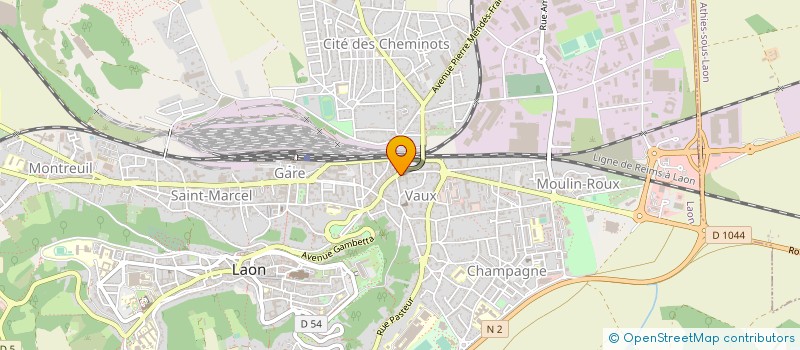 localisation de l'entreprise LE SCALAIRE DORE à LAON