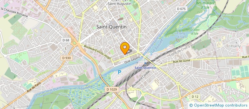 localisation de l'entreprise LE SCAMPI à SAINT QUENTIN