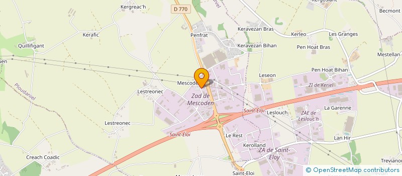 localisation de l'entreprise LE SCANF à PLOUDANIEL