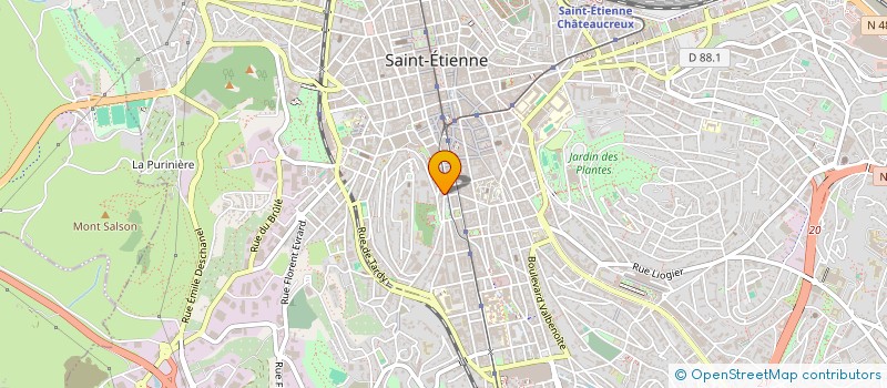 localisation de l'entreprise LE SCAPHANDRIER  SAINT-ETIENNE