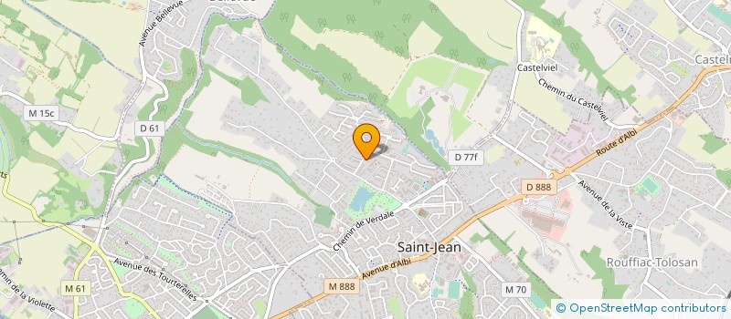 localisation de l'entreprise LE SCARABEE à SAINT-JEAN