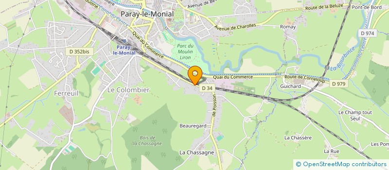 localisation de l'entreprise LE SCARABEE à PARAY-LE-MONIAL