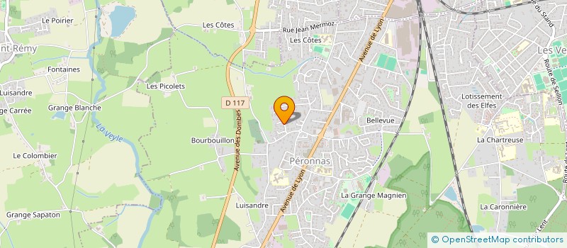 localisation de l'entreprise LE SCARRON à BOURG-EN-BRESSE