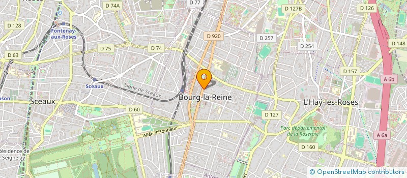 localisation de l'entreprise LE SCEAU DE LA REINE à BOURG-LA-REINE