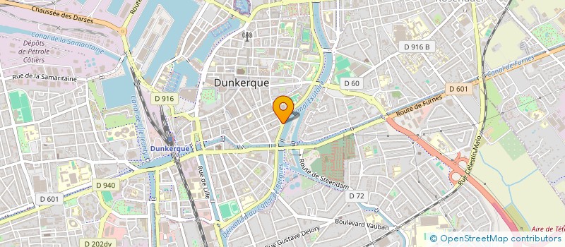 localisation de l'entreprise LE SCENARIO à DUNKERQUE