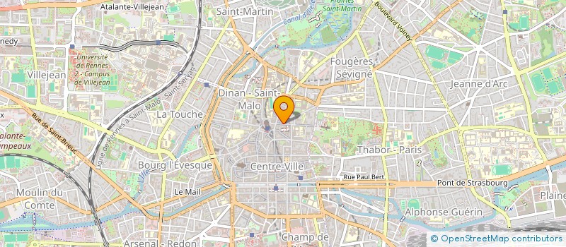 localisation de l'entreprise LE SCENARIO à RENNES