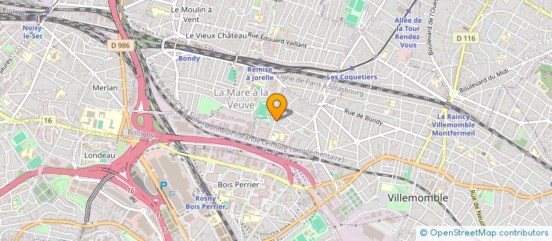localisation de l'entreprise LE SCENARIO à VILLEMOMBLE