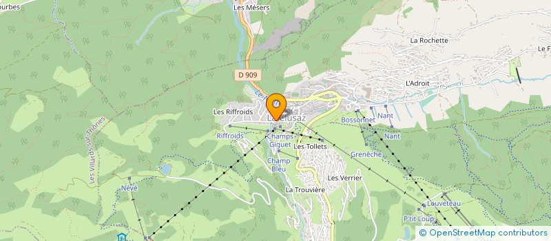 localisation de l'entreprise LE SCHUSS à LA CLUSAZ