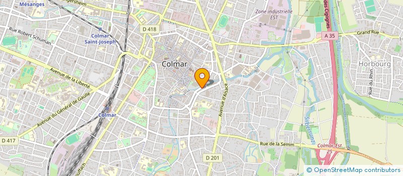 localisation de l'entreprise LE SCHWEN  COLMAR