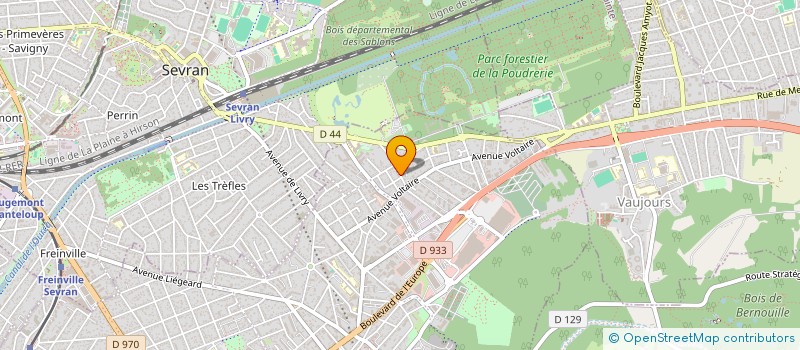 localisation de l'entreprise LE SCIAGE RATIONNEL à LIVRY-GARGAN