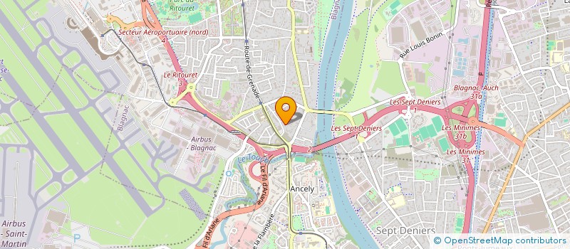 localisation de l'entreprise LE SCINQUE à BLAGNAC