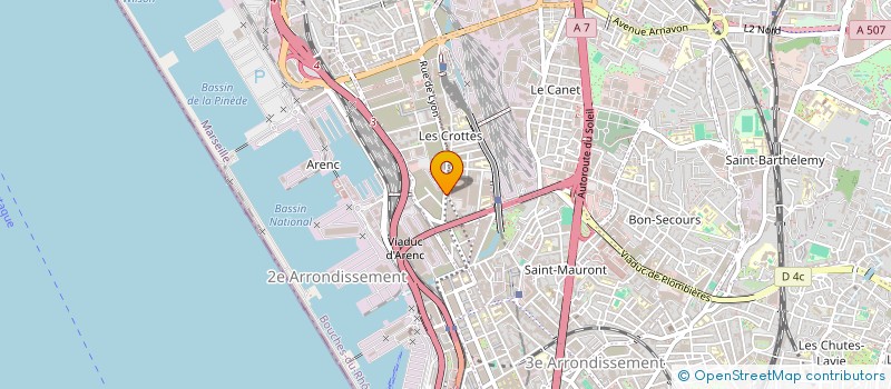 localisation de l'entreprise LE SCOOP  MARSEILLE