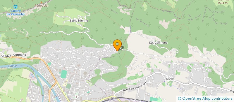 localisation de l'entreprise LE SCOPE  BONNEVILLE