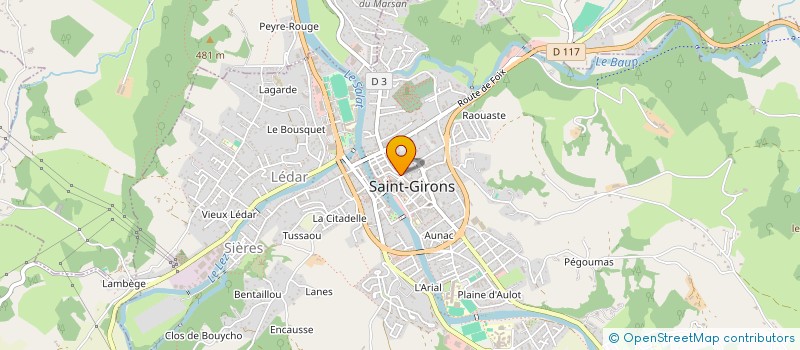 localisation de l'entreprise LE SCORPION BIS à SAINT-GIRONS