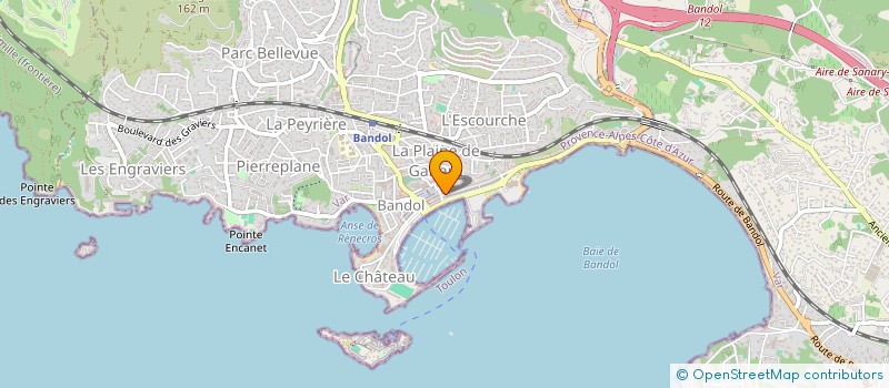 localisation de l'entreprise LE SCOTCH à BANDOL