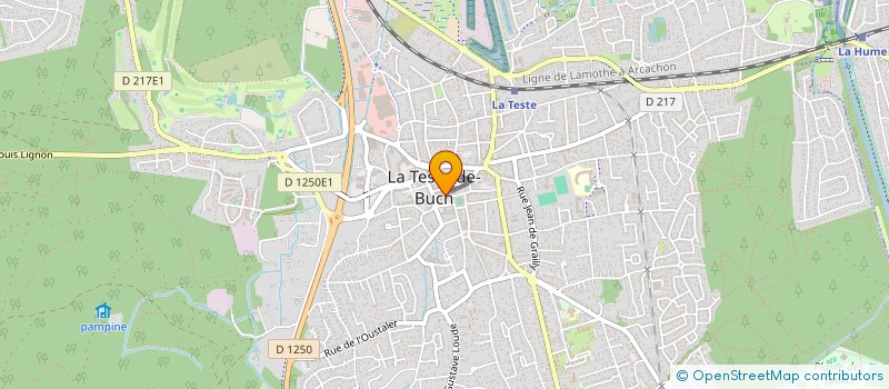 localisation de l'entreprise LE SCRABBLE CAZALIN à LA TESTE-DE-BUCH